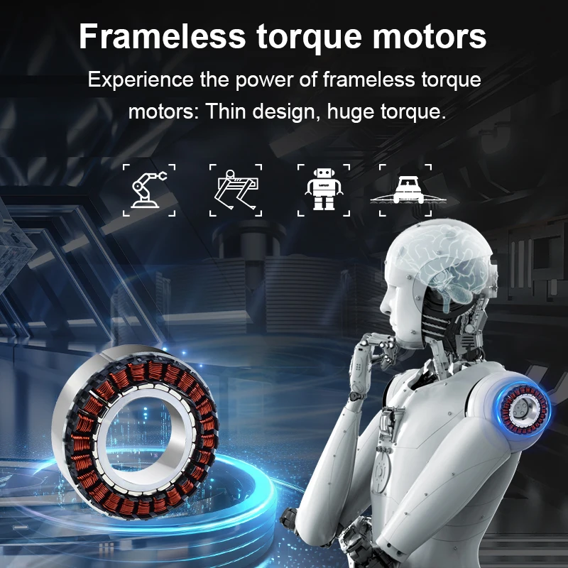 48V 1500rpm 267w High Precisio - đánh giá và giá Direct Drive Servo Motor Robotics